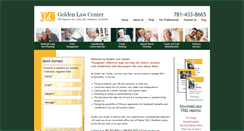 Desktop Screenshot of goldenlawcenter.com